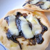 餃子の皮で★海苔の和風おつまみピザ